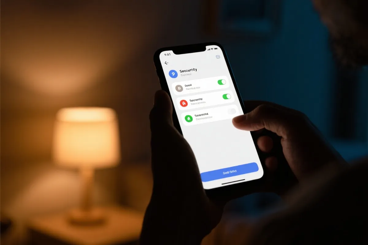 移动端设置与通知示意