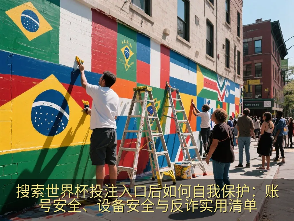 网络安全主题示意图:电脑与手机显示异常链接提示和防护图标